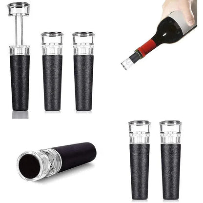 2 in 1 Air Pump Wine Bottle Opener + Wine Bottle Stopper